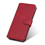 PU læderpung stativ magnetisk cover til Samsung Galaxy A41 (global version)