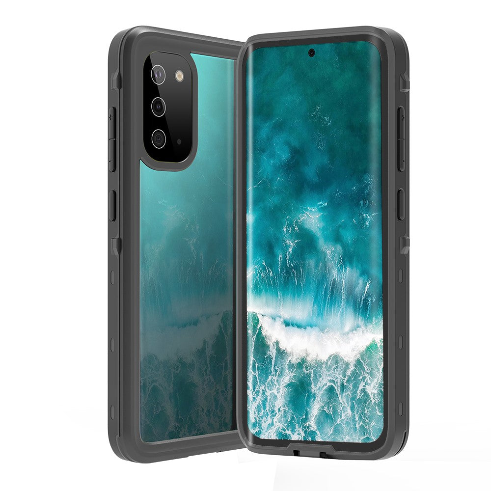 REDPEPPER Durable Mobile Phone Case IP68 Waterproof Phone Cover [Support Fingerprint Unlock ] [Clear Back] for Samsung Galaxy S20 4G/S20 5G