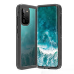 REDPEPPER Durable Mobile Phone Case IP68 Waterproof Phone Cover [Support Fingerprint Unlock ] [Clear Back] for Samsung Galaxy S20 4G/S20 5G