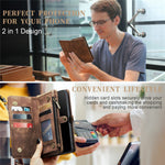 CASEME 008-serien för Samsung Galaxy A71 SM-A715 TPU-fodral med flera fack i PU-läder – Vintage