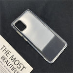Shock Absorption Clear TPU Cell Phone Case for Samsung Galaxy A31