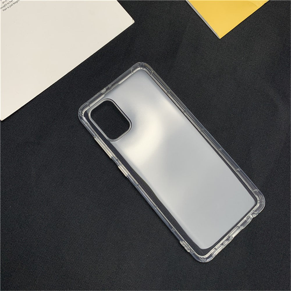 Shock Absorption Clear TPU Cell Phone Case for Samsung Galaxy A31