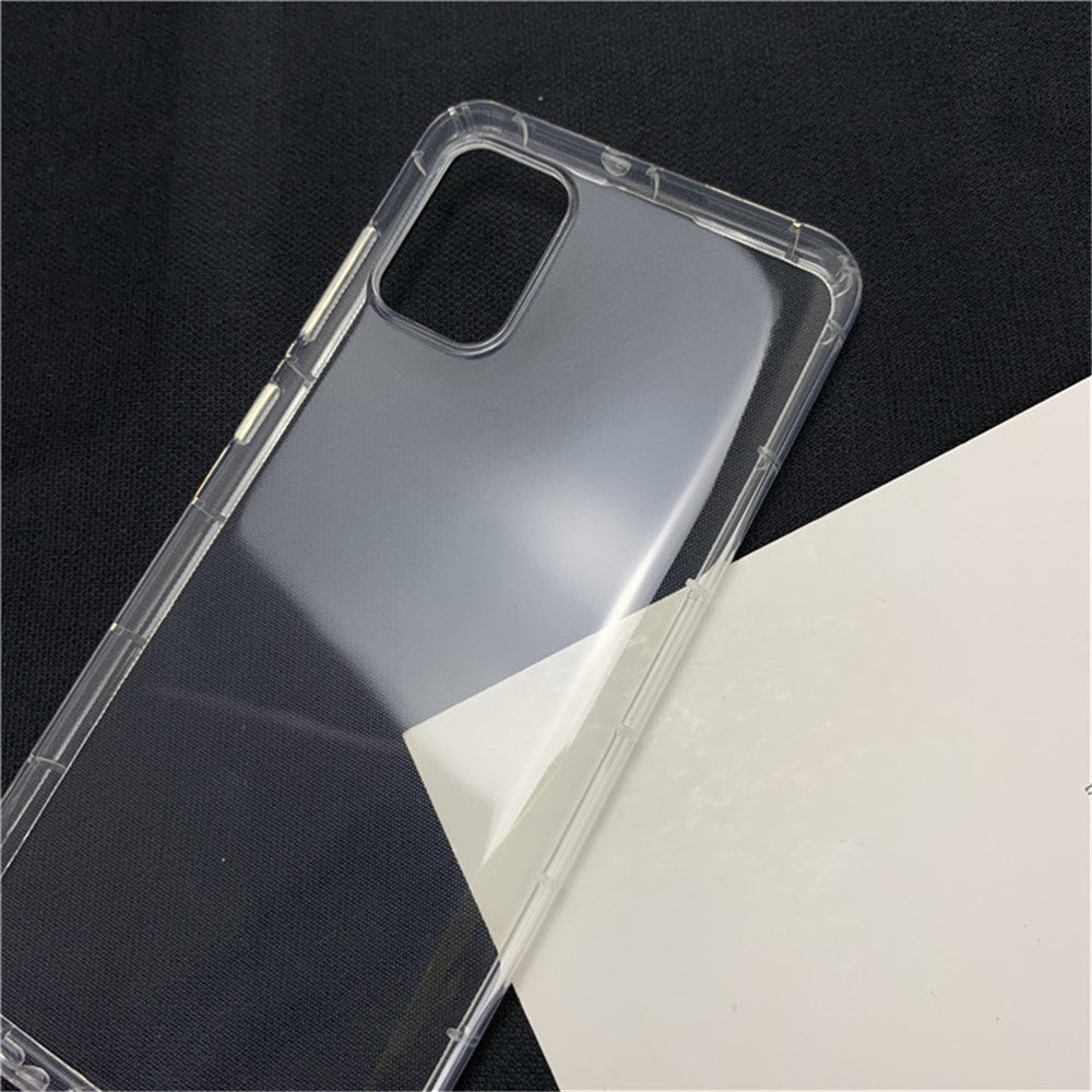 Shock Absorption Clear TPU Cell Phone Case for Samsung Galaxy A31