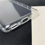 Shock Absorption Clear TPU Cell Phone Case for Samsung Galaxy A31
