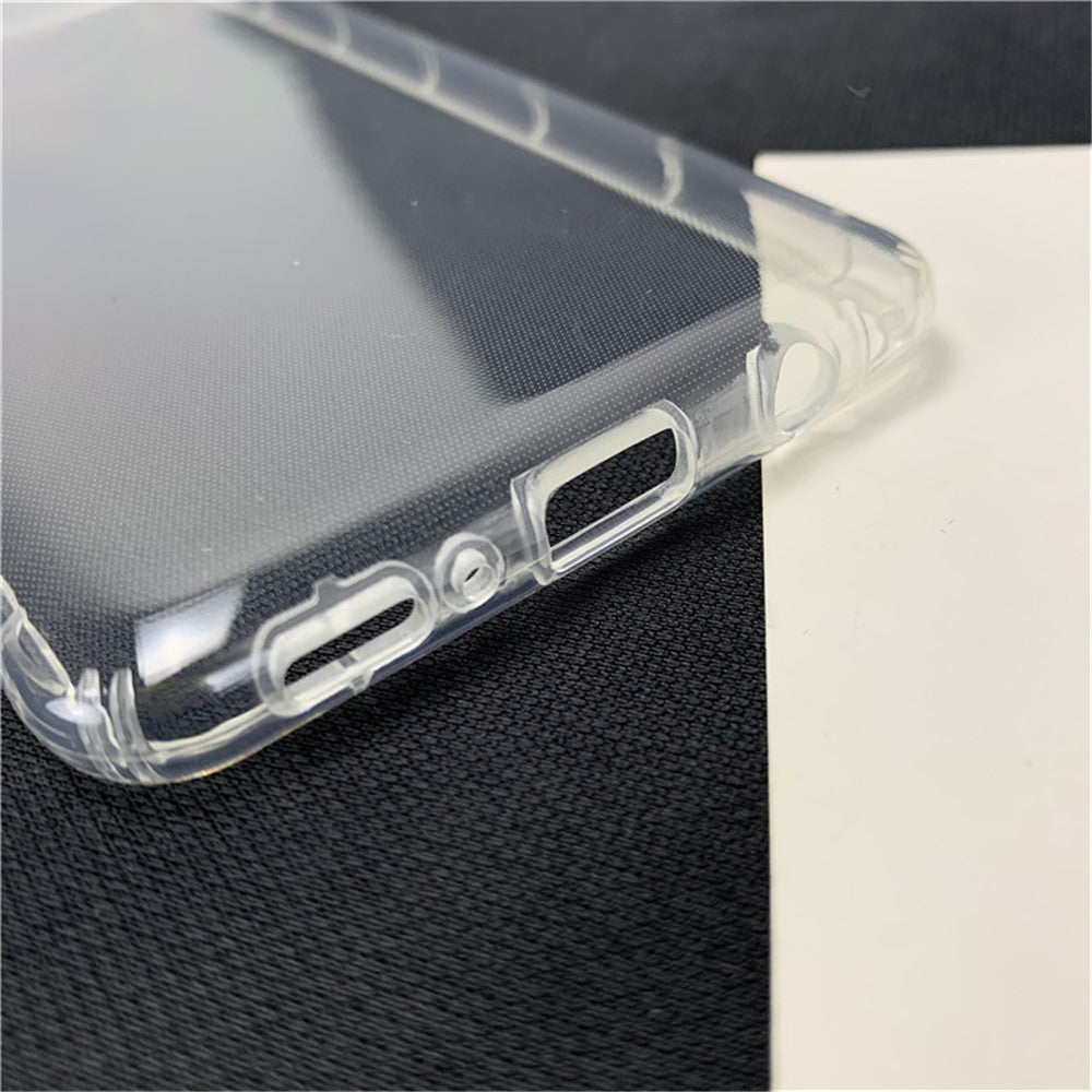 Shock Absorption Clear TPU Cell Phone Case for Samsung Galaxy A31