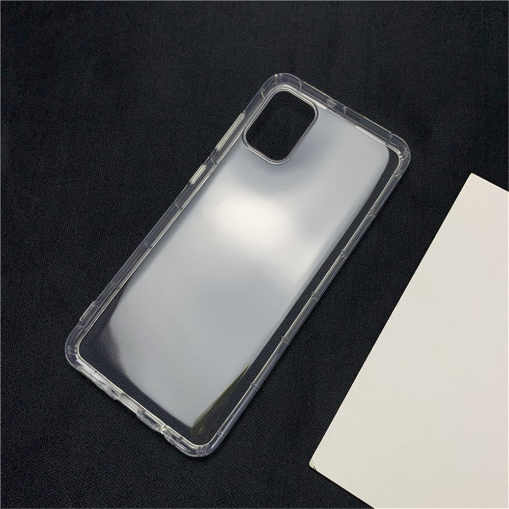 Shock Absorption Clear TPU Cell Phone Case for Samsung Galaxy A31