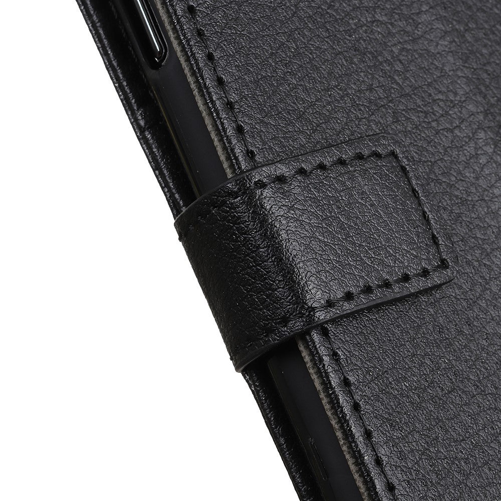 Litchi Skin Leather Wallet Stand Phone Case for Samsung Galaxy A21s