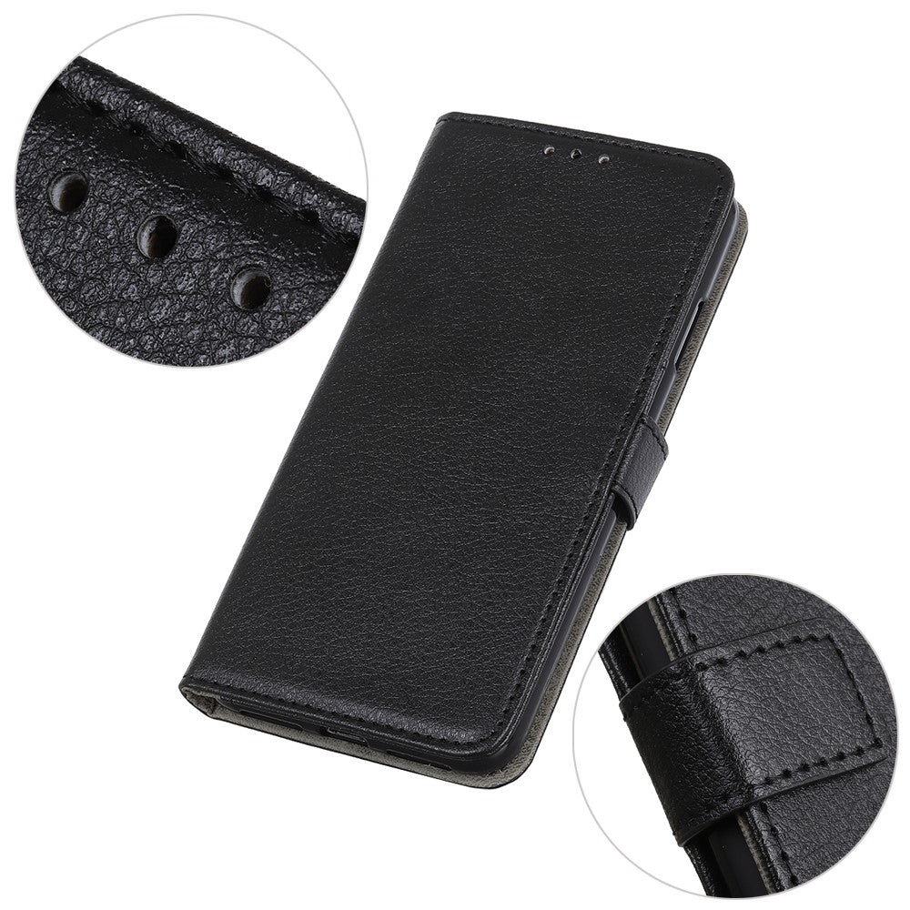 Litchi Skin Leather Wallet Stand Phone Case for Samsung Galaxy A21s