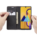 CASEME 013 Series Auto-absorbed Leather with Wallet Shell for Samsung Galaxy M30s/M21