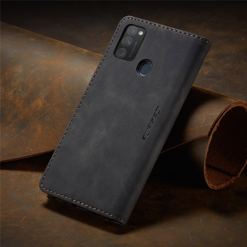CASEME 013 Series Auto-absorbed Leather with Wallet Shell for Samsung Galaxy M30s/M21