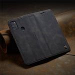 CASEME 013 Series Auto-absorbed Leather with Wallet Shell for Samsung Galaxy M30s/M21