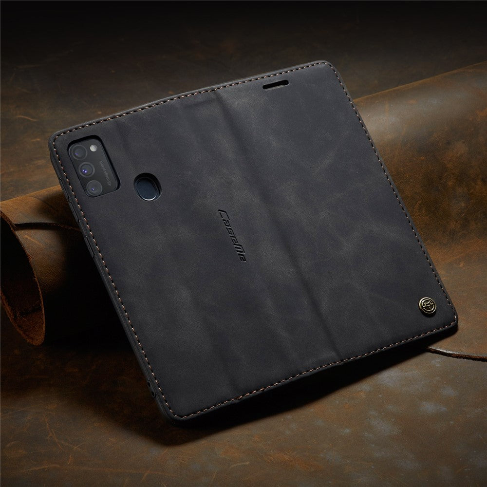 CASEME 013 Series Auto-absorbed Leather with Wallet Shell for Samsung Galaxy M30s/M21