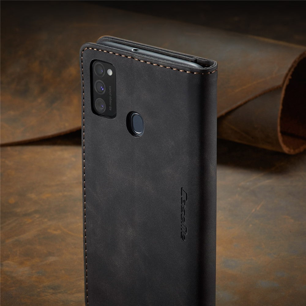 CASEME 013 Series Auto-absorbed Leather with Wallet Shell for Samsung Galaxy M30s/M21