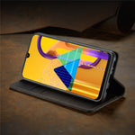 CASEME 013 Series Auto-absorbed Leather with Wallet Shell for Samsung Galaxy M30s/M21