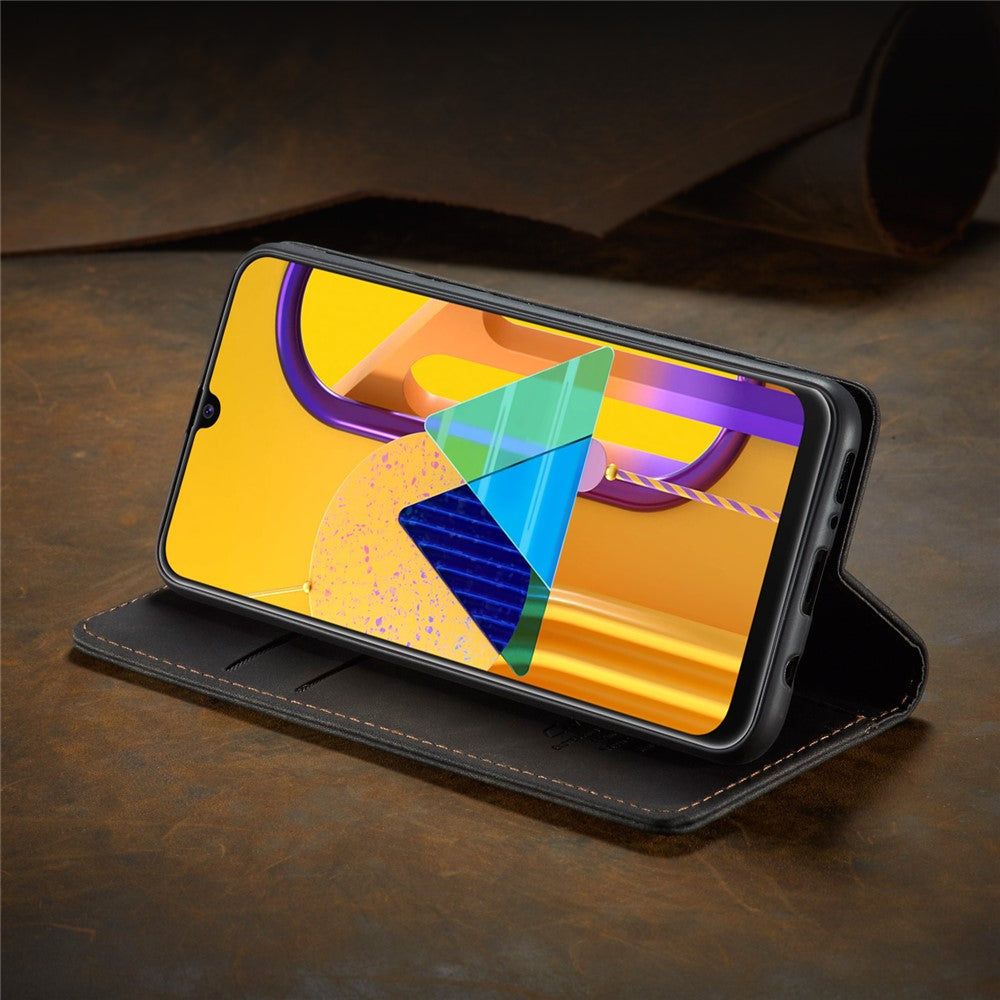 CASEME 013 Series Auto-absorbed Leather with Wallet Shell for Samsung Galaxy M30s/M21
