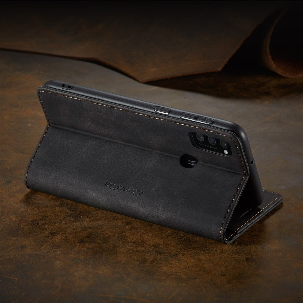 CASEME 013 Series Auto-absorbed Leather with Wallet Shell for Samsung Galaxy M30s/M21