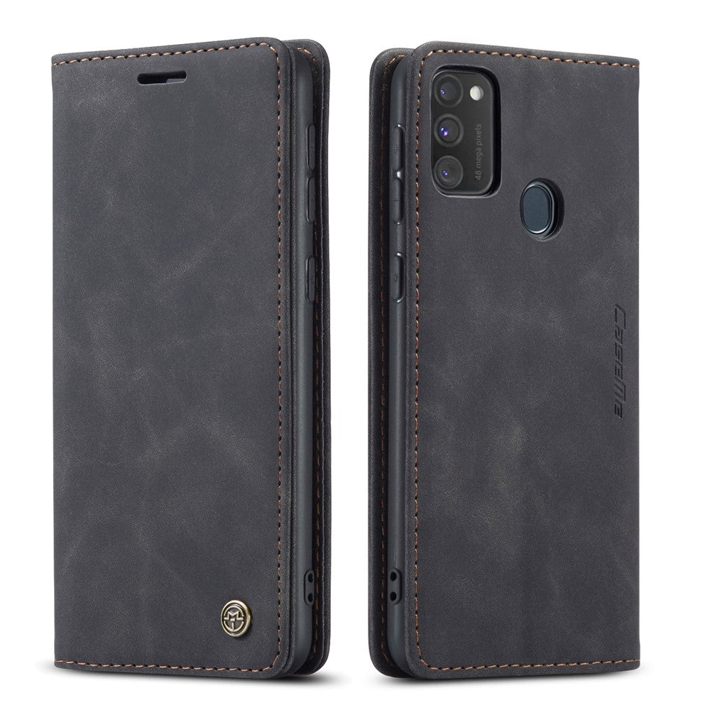 CASEME 013 Series Auto-absorbed Leather with Wallet Shell for Samsung Galaxy M30s/M21