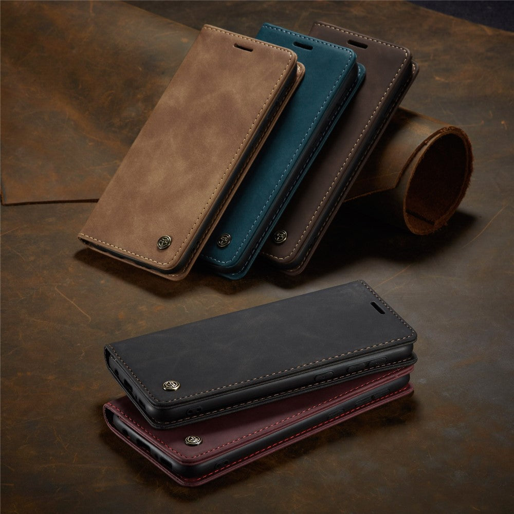 CASEME 013 Series Auto-absorbed Leather with Wallet Shell for Samsung Galaxy M30s/M21