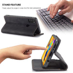 CASEME 013 Series Auto-absorbed Leather with Wallet Shell for Samsung Galaxy M30s/M21