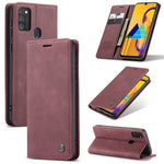 CASEME 013 Series Auto-absorbed Leather with Wallet Shell for Samsung Galaxy M30s/M21