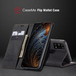 CASEME 013 Series Auto-absorbed Leather Shell for Samsung Galaxy M31