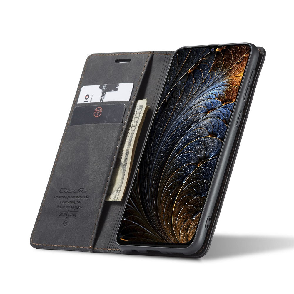 CASEME 013 Series Auto-absorbed Leather Shell for Samsung Galaxy M31