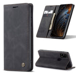 CASEME 013 Series Auto-absorbed Leather Shell for Samsung Galaxy M31