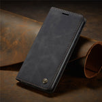 CASEME 013 Series Auto-absorbed Leather Shell for Samsung Galaxy M31