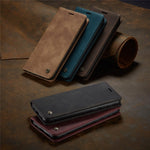 CASEME 013 Series Auto-absorbed Leather Shell for Samsung Galaxy M31