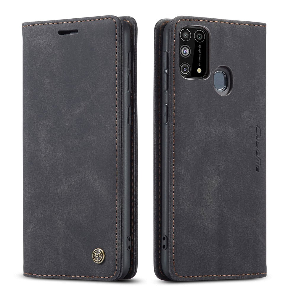CASEME 013 Series Auto-absorbed Leather Shell for Samsung Galaxy M31