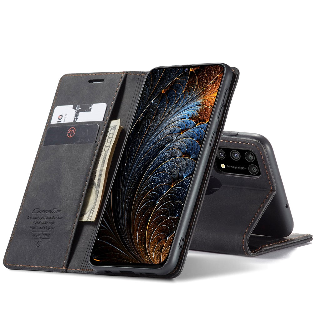 CASEME 013 Series Auto-absorbed Leather Shell for Samsung Galaxy M31