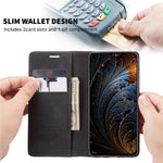 CASEME 013 Series Auto-absorbed Leather Shell for Samsung Galaxy M31