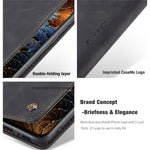 CASEME 013 Series Auto-absorbed Leather Shell for Samsung Galaxy M31