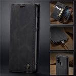 CASEME 013 Series Auto-absorbed Leather Shell for Samsung Galaxy M31