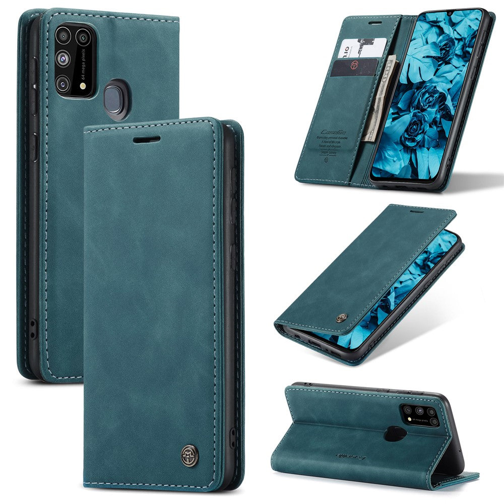 CASEME 013 Series Auto-absorbed Leather Shell for Samsung Galaxy M31