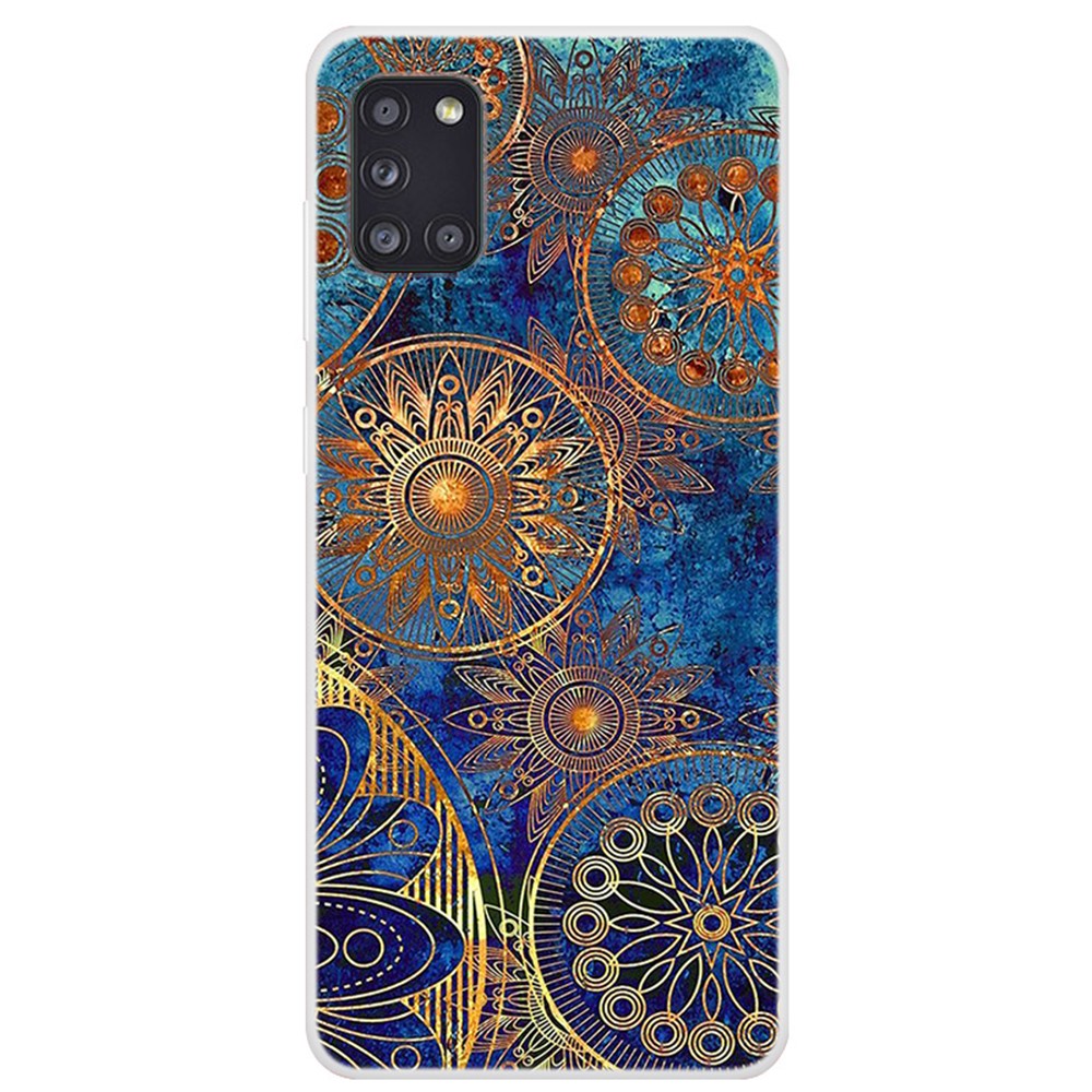 Pattern Printing Soft TPU Protective Case Phone Shell for Samsung Galaxy A31