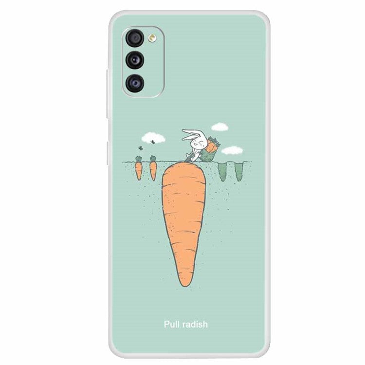 Mönstertryckt mjukt TPU-skal tillbehör för Samsung Galaxy A41 (global version)