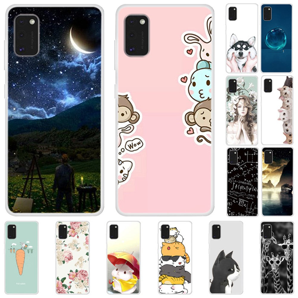 Pattern Printing Soft TPU Case Accessory for Samsung Galaxy A41 (Global Version)