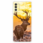 Clear Pattern Printing Soft TPU Back Case for Samsung Galaxy A41 (Global Version)