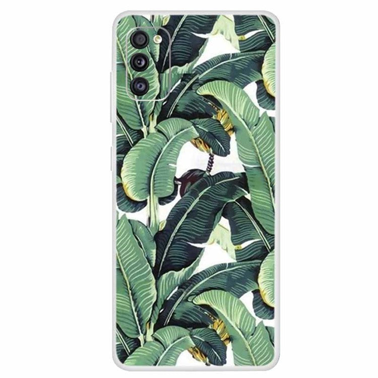 Clear Pattern Printing Soft TPU Back Case for Samsung Galaxy A41 (Global Version)