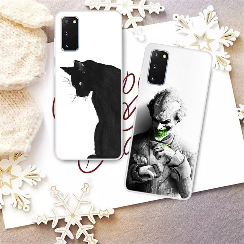 Clear Pattern Printing Soft TPU Back Shell for Samsung Galaxy S20 4G/S20 5G