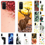 Clear Pattern Printing Soft TPU Back Shell for Samsung Galaxy S20 4G/S20 5G