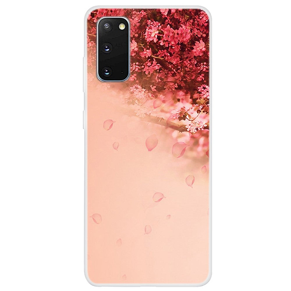 Clear Pattern Printing Soft TPU Back Shell for Samsung Galaxy S20 4G/S20 5G