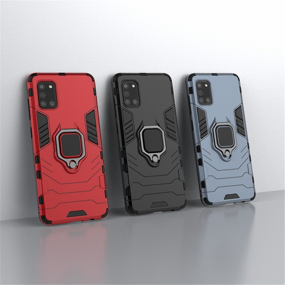PC + TPU Stylish Case with Kickstand for Galaxy A31