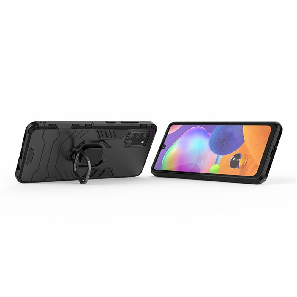 PC + TPU Stylish Case with Kickstand for Galaxy A31