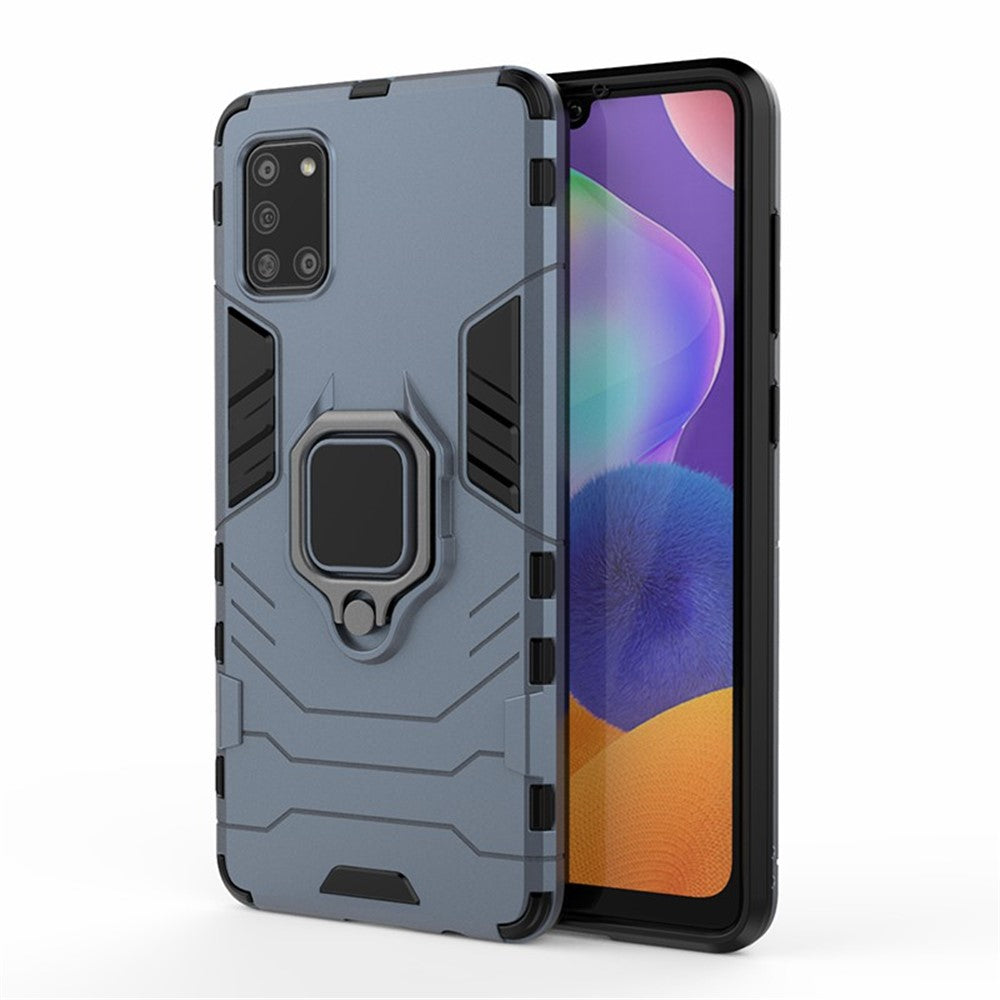 PC + TPU Stylish Case with Kickstand for Galaxy A31
