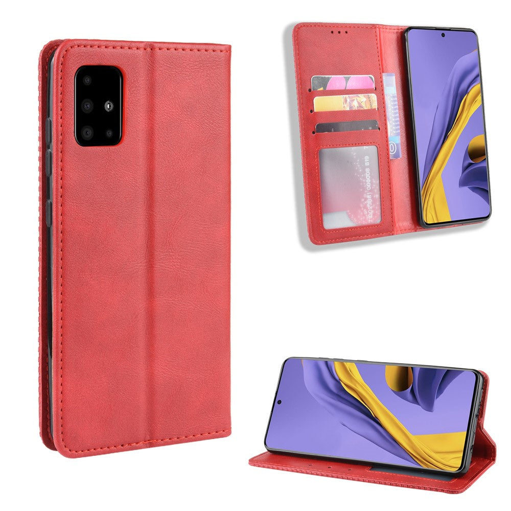 Retro Magnetic Leather Cover for Samsung Galaxy A51 5G SM-A516