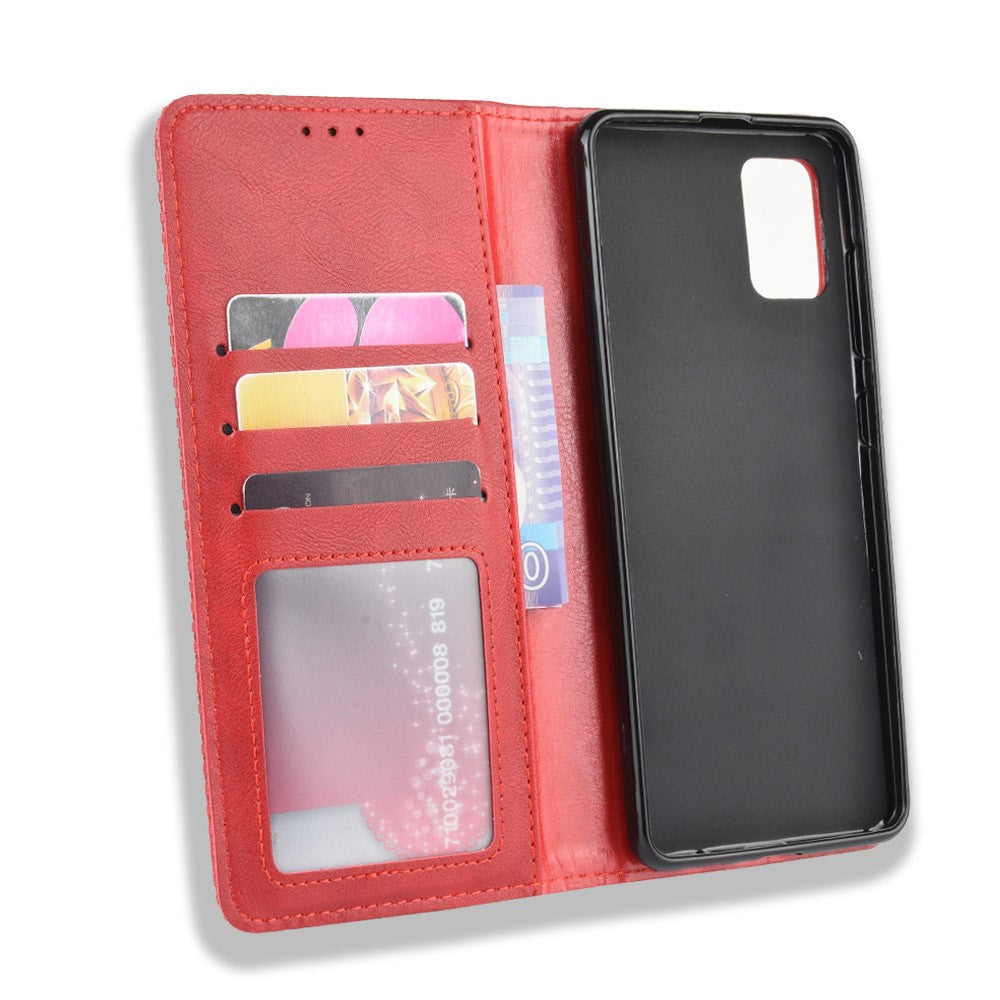Retro Magnetic Leather Cover for Samsung Galaxy A51 5G SM-A516