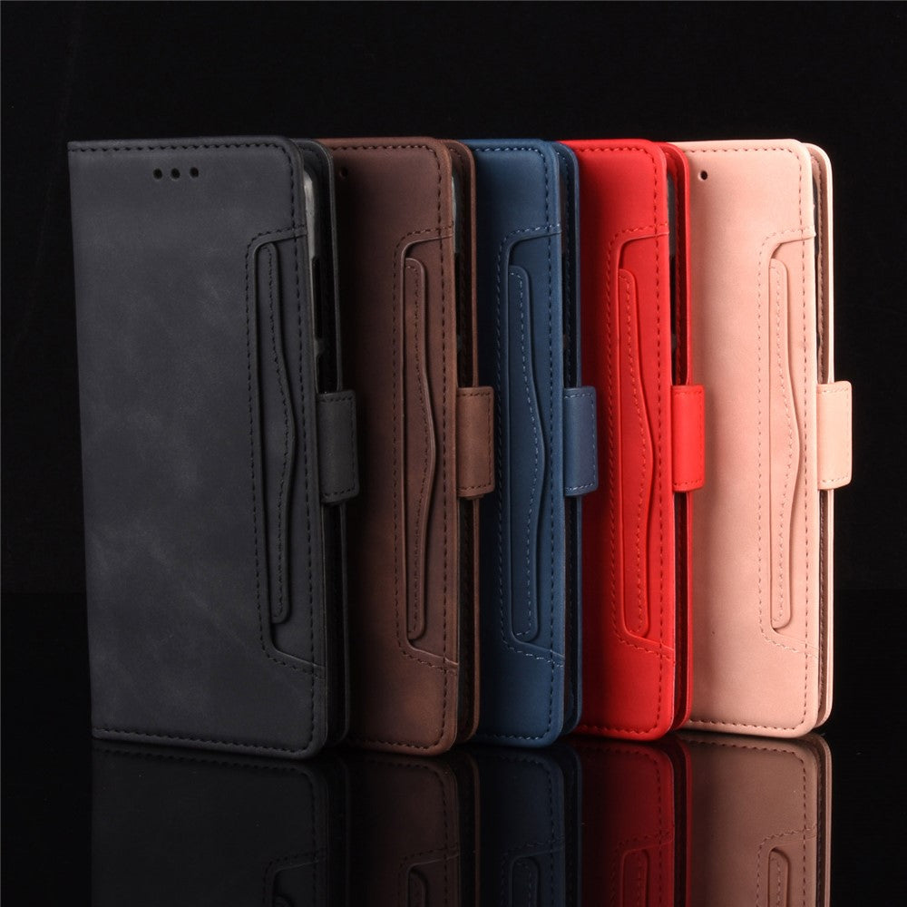 With Stand PU Leather Cover with Multiple Card Slots for Samsung Galaxy A51 5G SM-A516