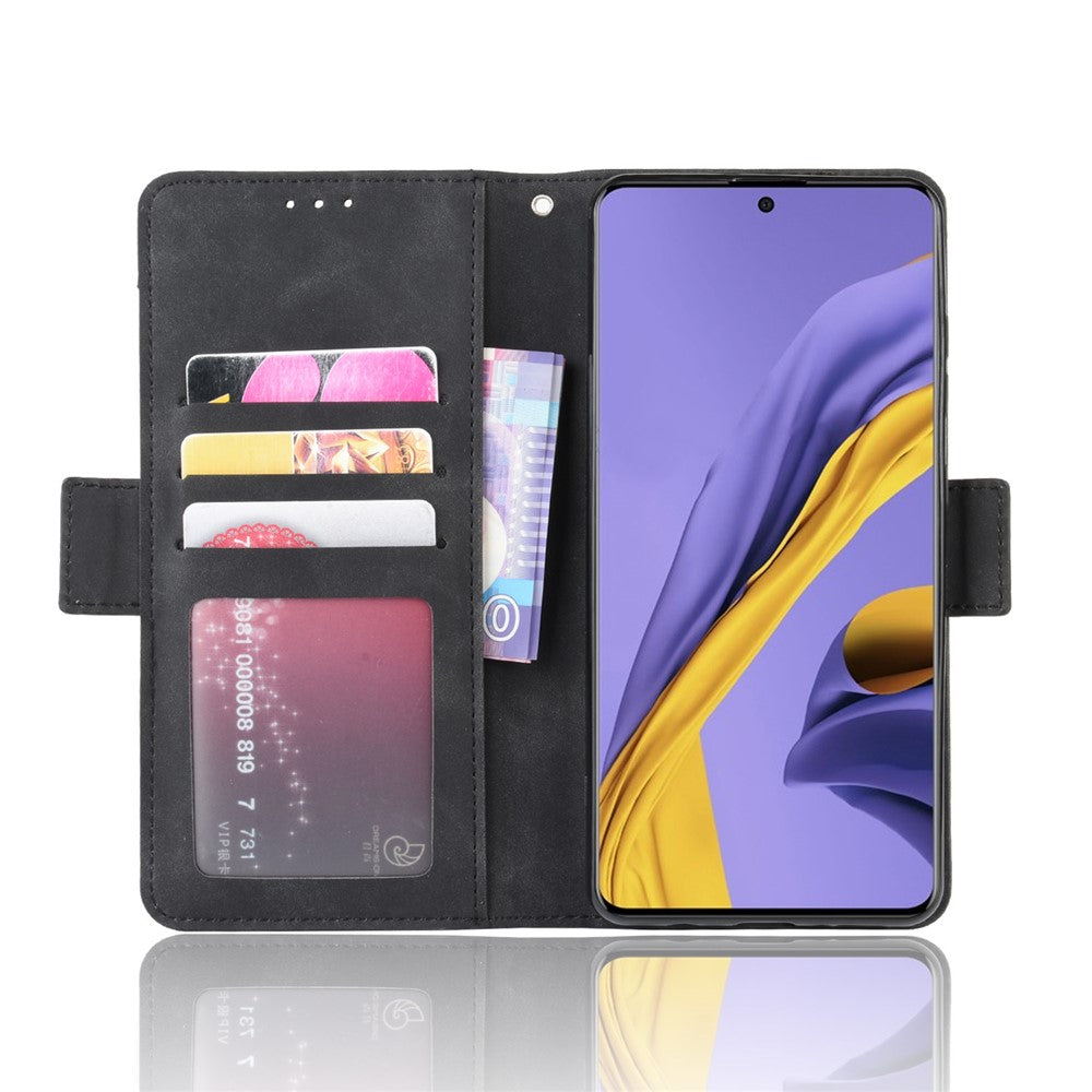With Stand PU Leather Cover with Multiple Card Slots for Samsung Galaxy A51 5G SM-A516